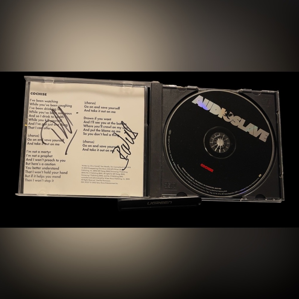 🎵 Audioslave - COCHISE Single | Signed by Tom Morello & Brad Wilk 🎵